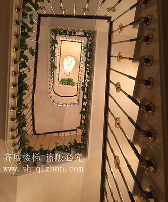 豪華中式銅藝欄桿2