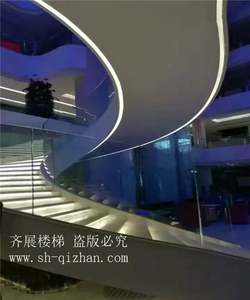 弧形玻璃樓梯42