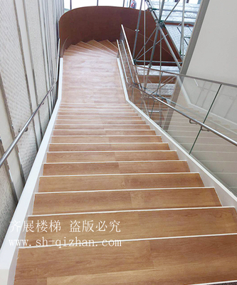 水泥基礎現代樓梯1