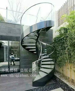 旋轉(zhuǎn)鋼木樓梯14