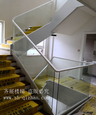 水泥基礎現代樓梯4