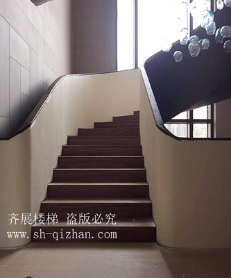 弧形鋼板欄桿樓梯2