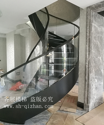 水泥基礎現代樓梯6