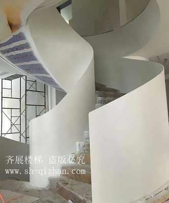 弧形鋼板欄桿樓梯22