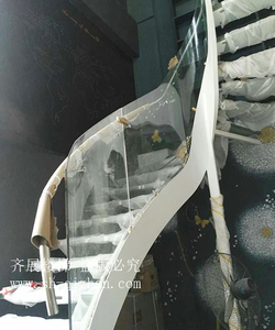弧形玻璃樓梯23