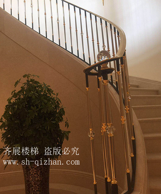 豪華中式銅藝欄桿3