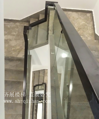 水泥基礎現代樓梯16