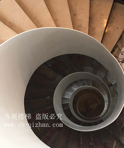 弧形鋼板欄桿樓梯29