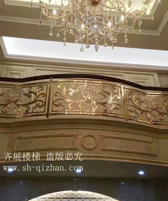 豪華中式銅藝欄桿12