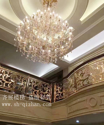 豪華中式銅藝欄桿13