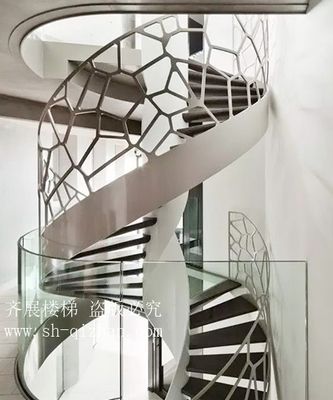 旋轉(zhuǎn)鋼木樓梯4