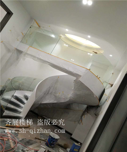 弧形玻璃樓梯38